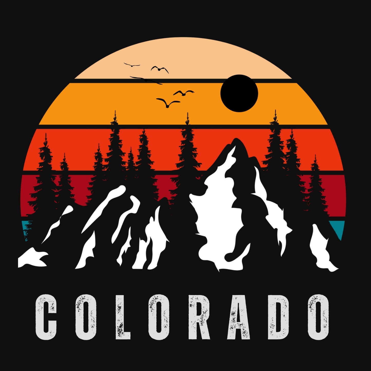 Colorado Glow in the Dark Sticker