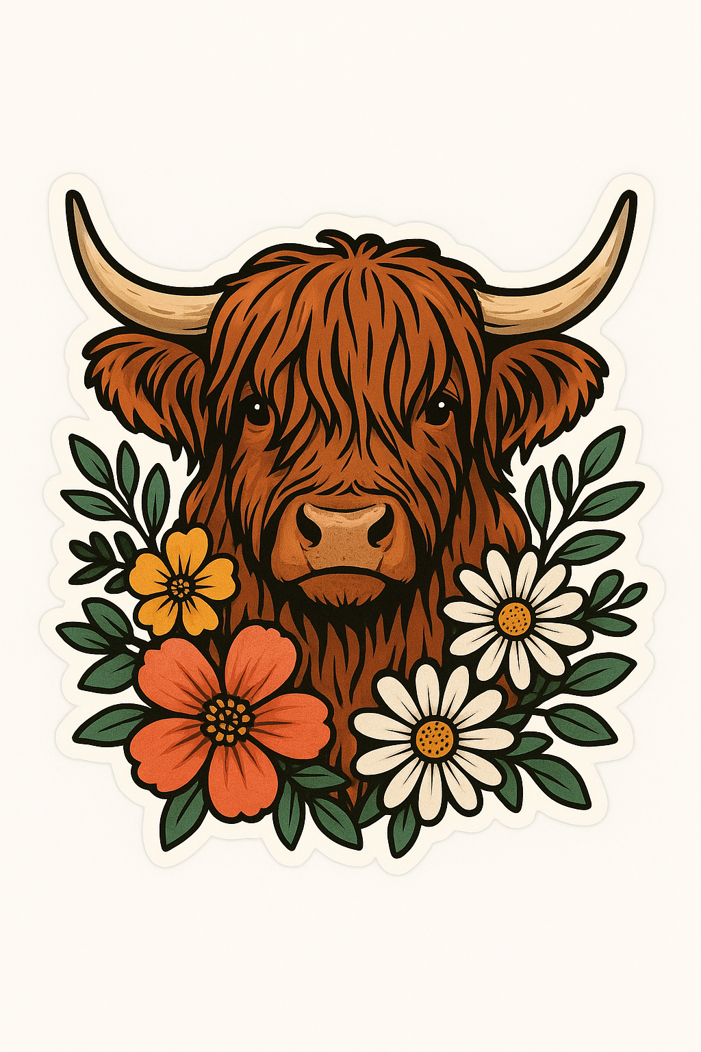 2" Highland cow